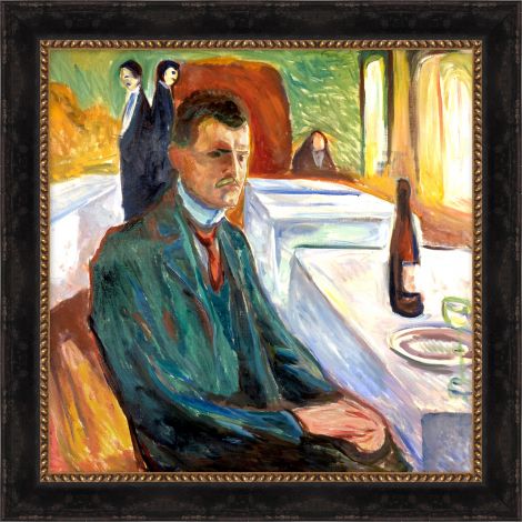 Artist Self Portrait Edvard Munch