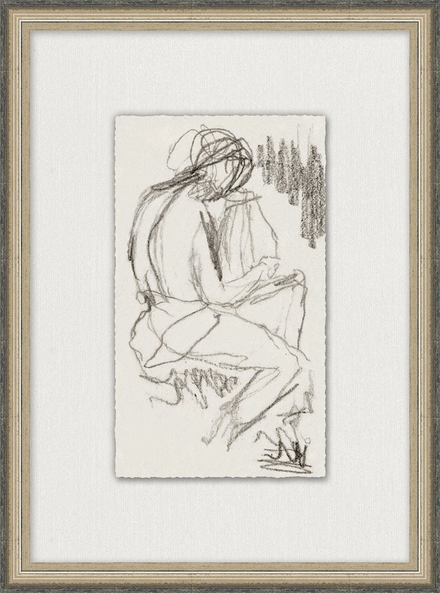 Picture of CHARCOAL FIGURE STUDY V
